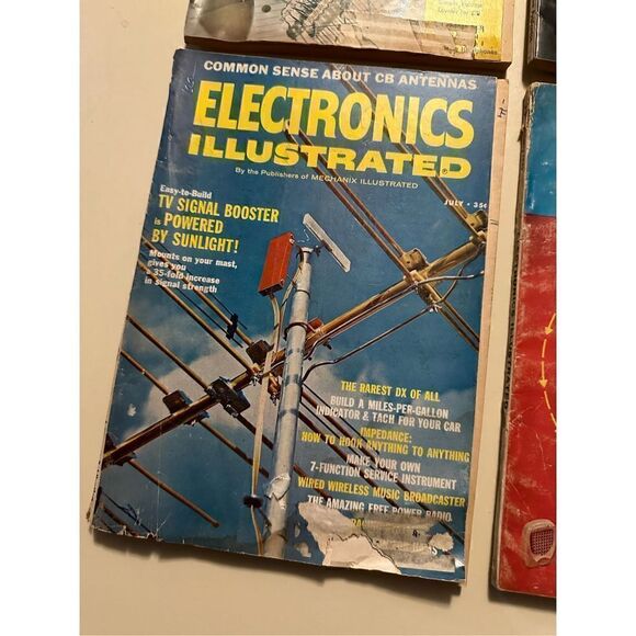 Vintage Electronics Illustrated Magazine lot of 4 1960s CB's Radios Lot Ads - Picture 2 of 16